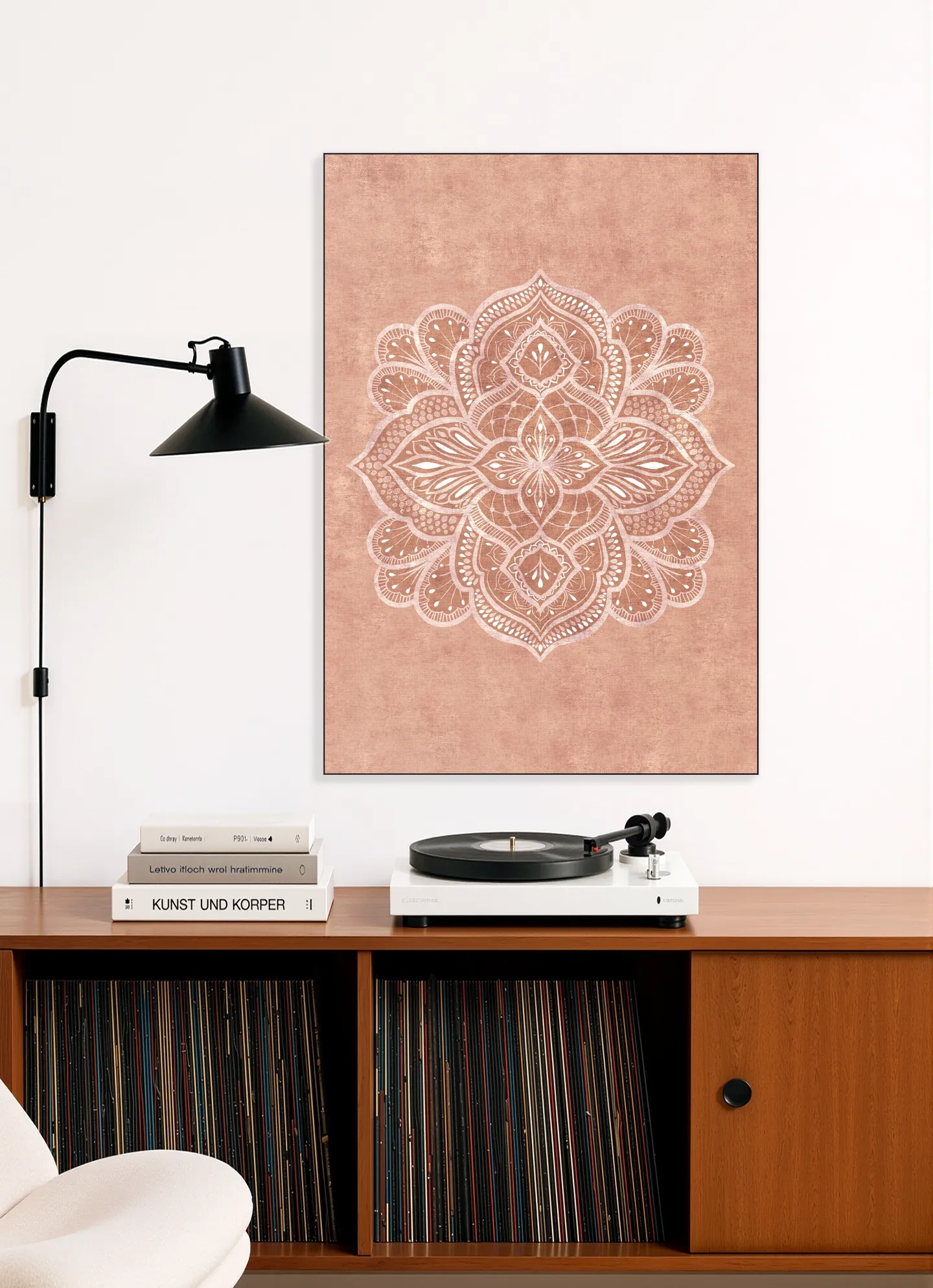 Marrakech Terracotta Mandala Texture