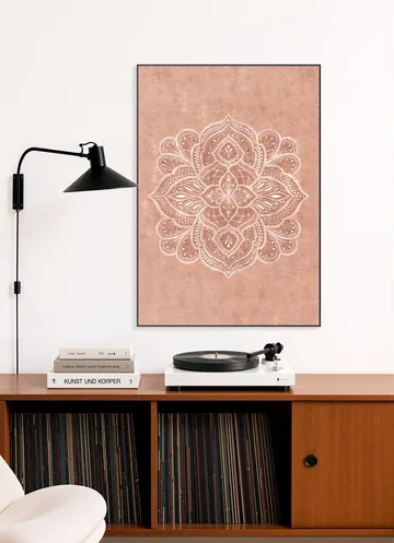 Marrakech Terracotta Mandala Texture