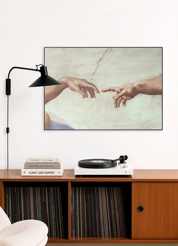Hands of God and Adam, detail from The Creation of Adam