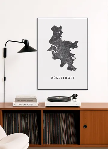 Düsseldorf City Map