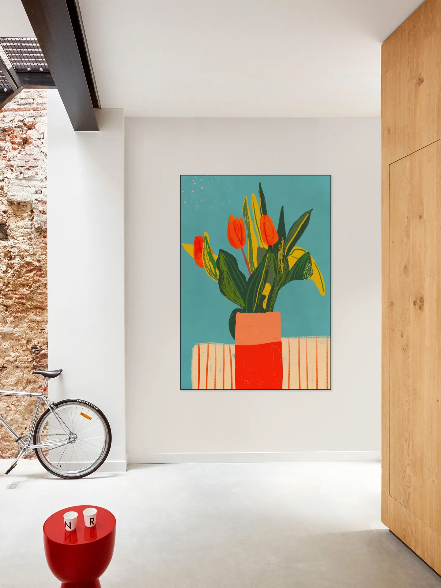 Red tulips