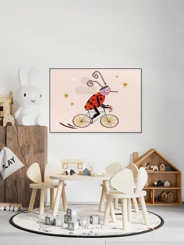 Insekt auf Fahrrad