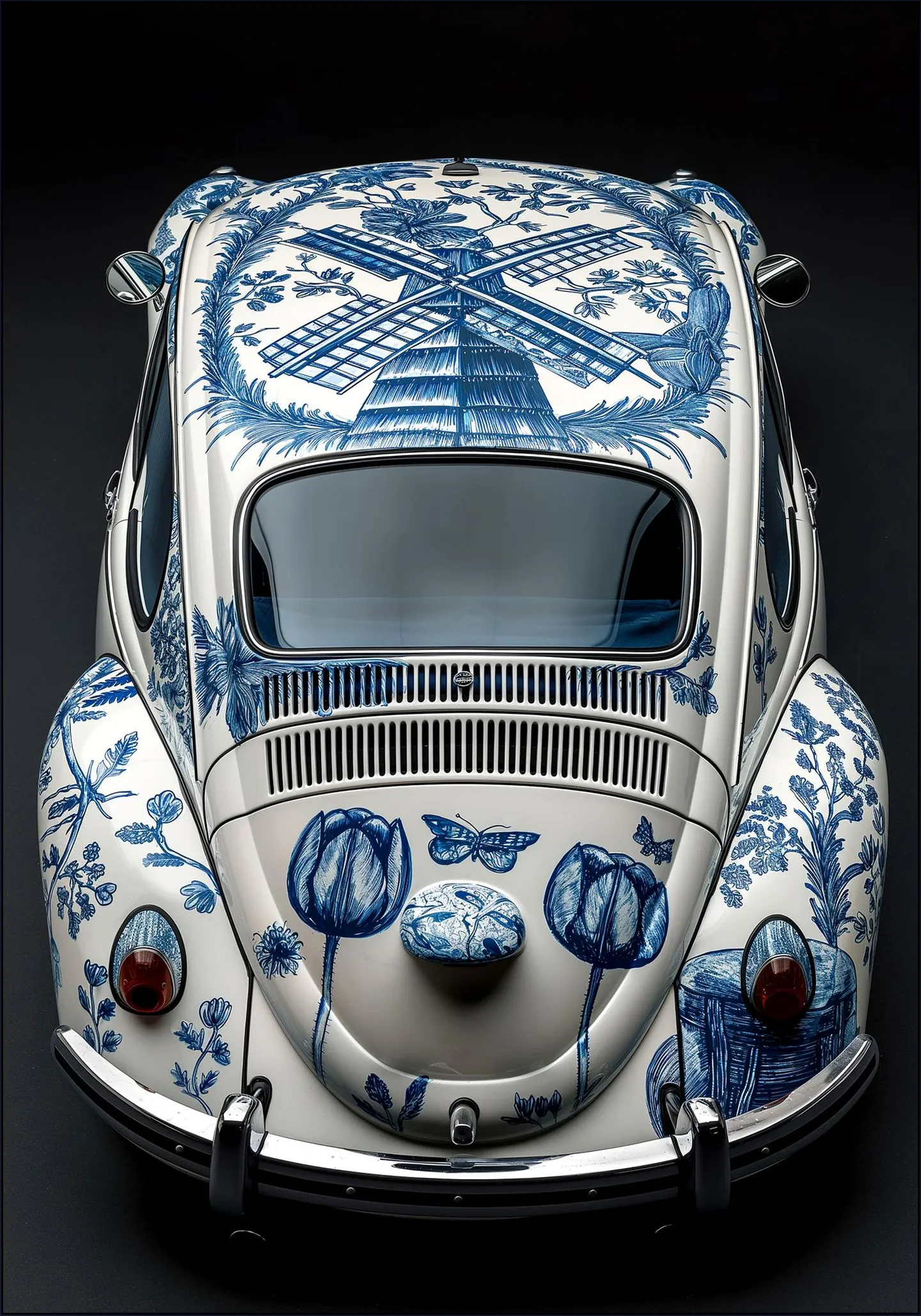 Delft Blue Beatle - Black