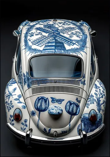 Delft Blue Beatle - Black
