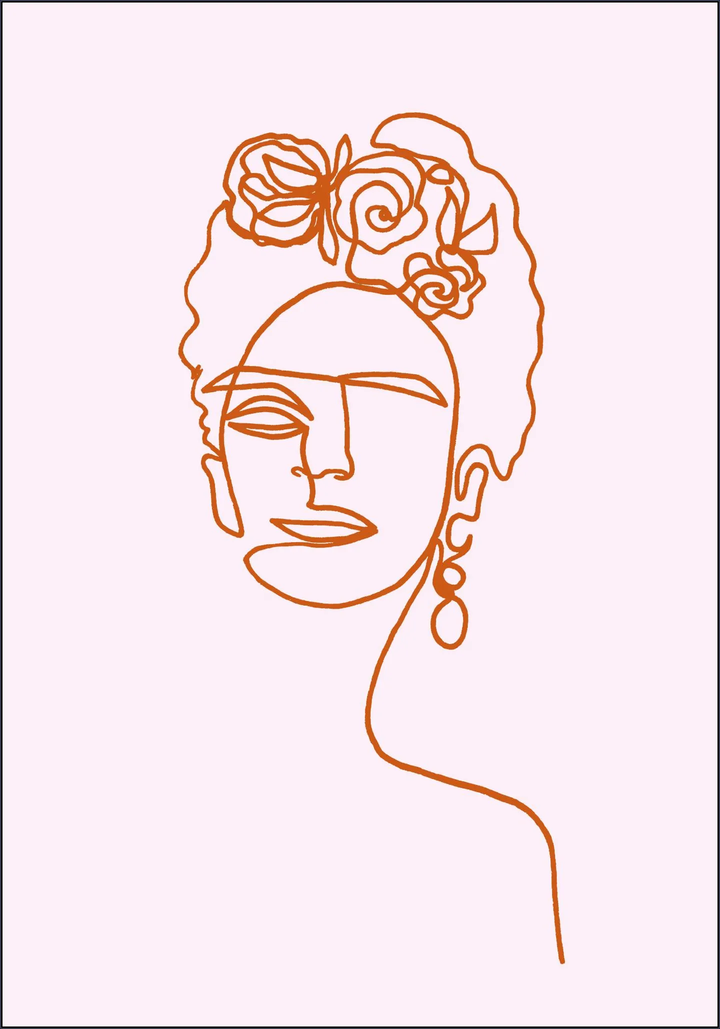 Frida Kahlo Pink