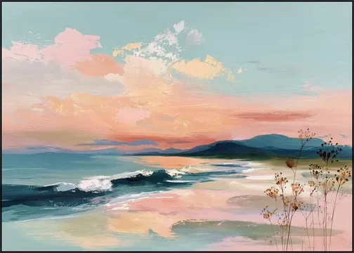Soft Pastel Ocean Morning