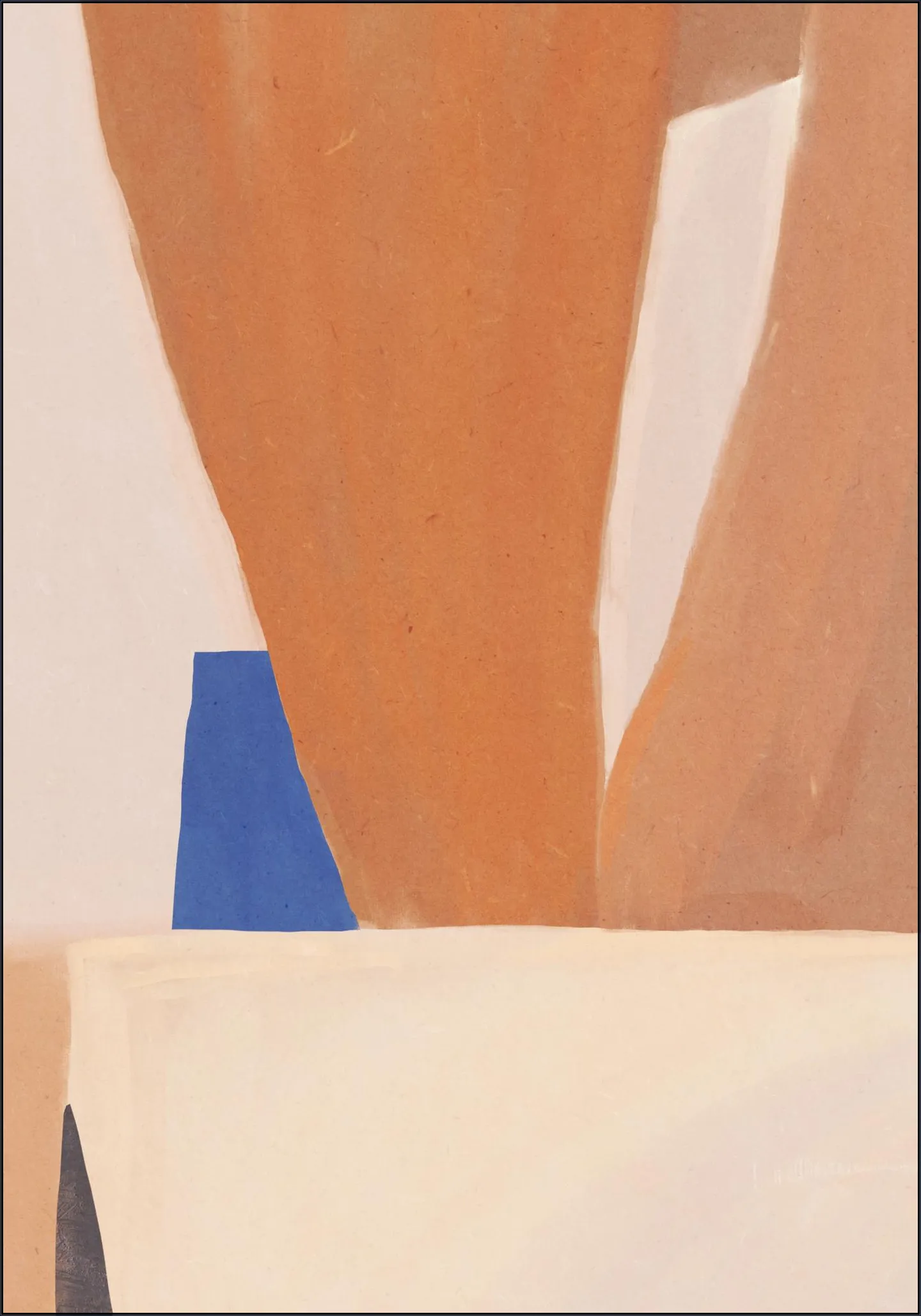 Warm Earth Tones And Bold Geometric Shapes