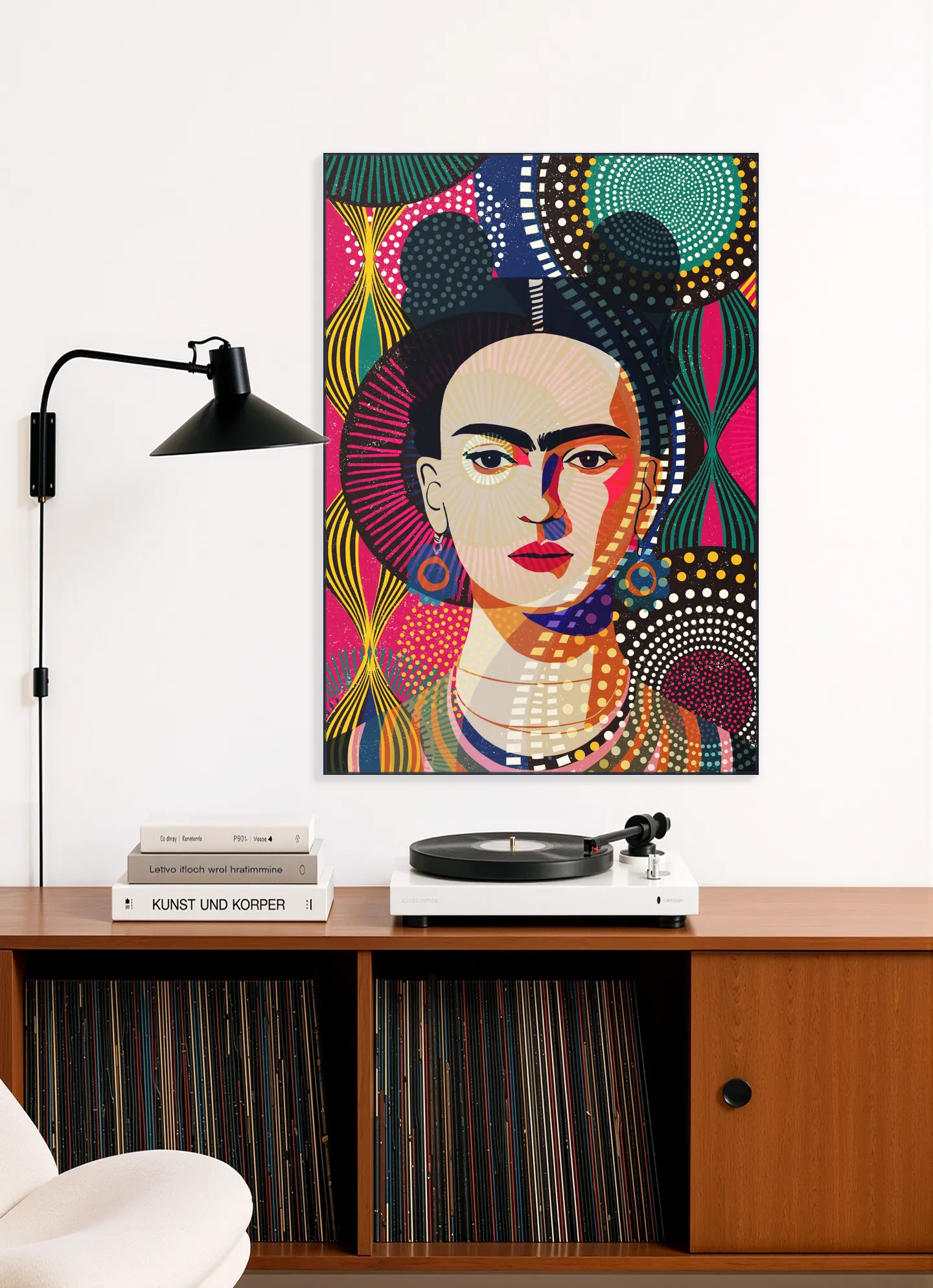 Frida in Layers of Colors
