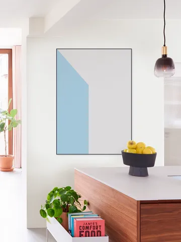 Color blocking - Grey Blue