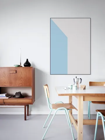 Color blocking - Grey Blue