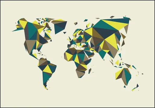 World Map 3D Spring