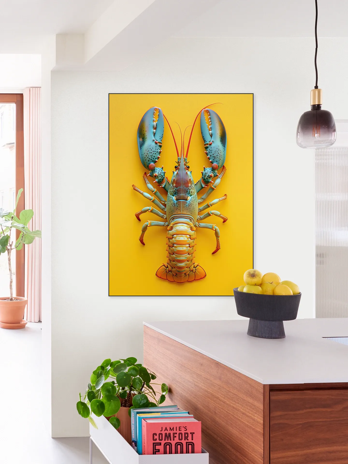 Lobster Yellow Pineapple Style