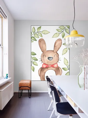 Fancy Watercolor Rabbit 