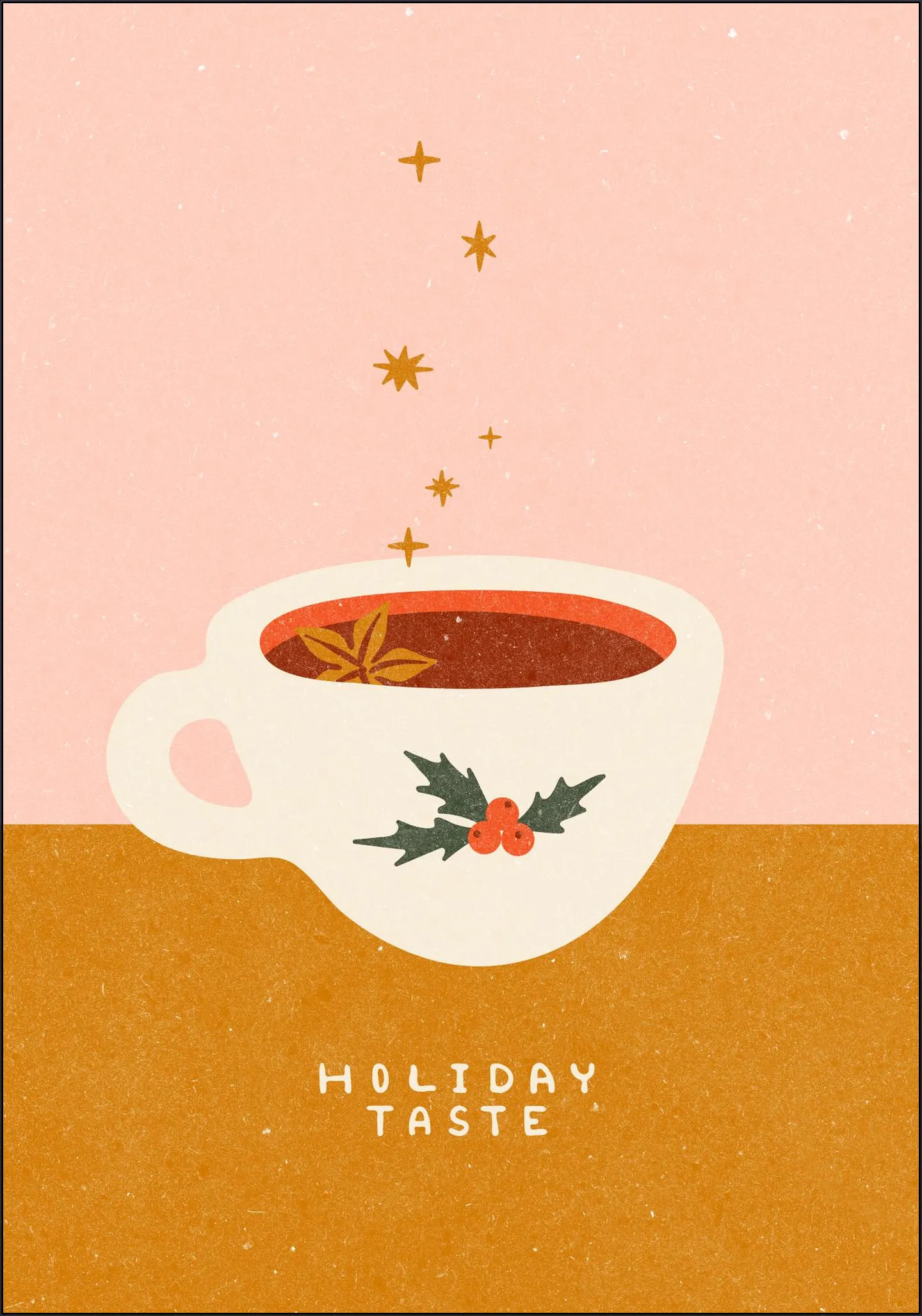Mulled wine mug. Holiday Taste