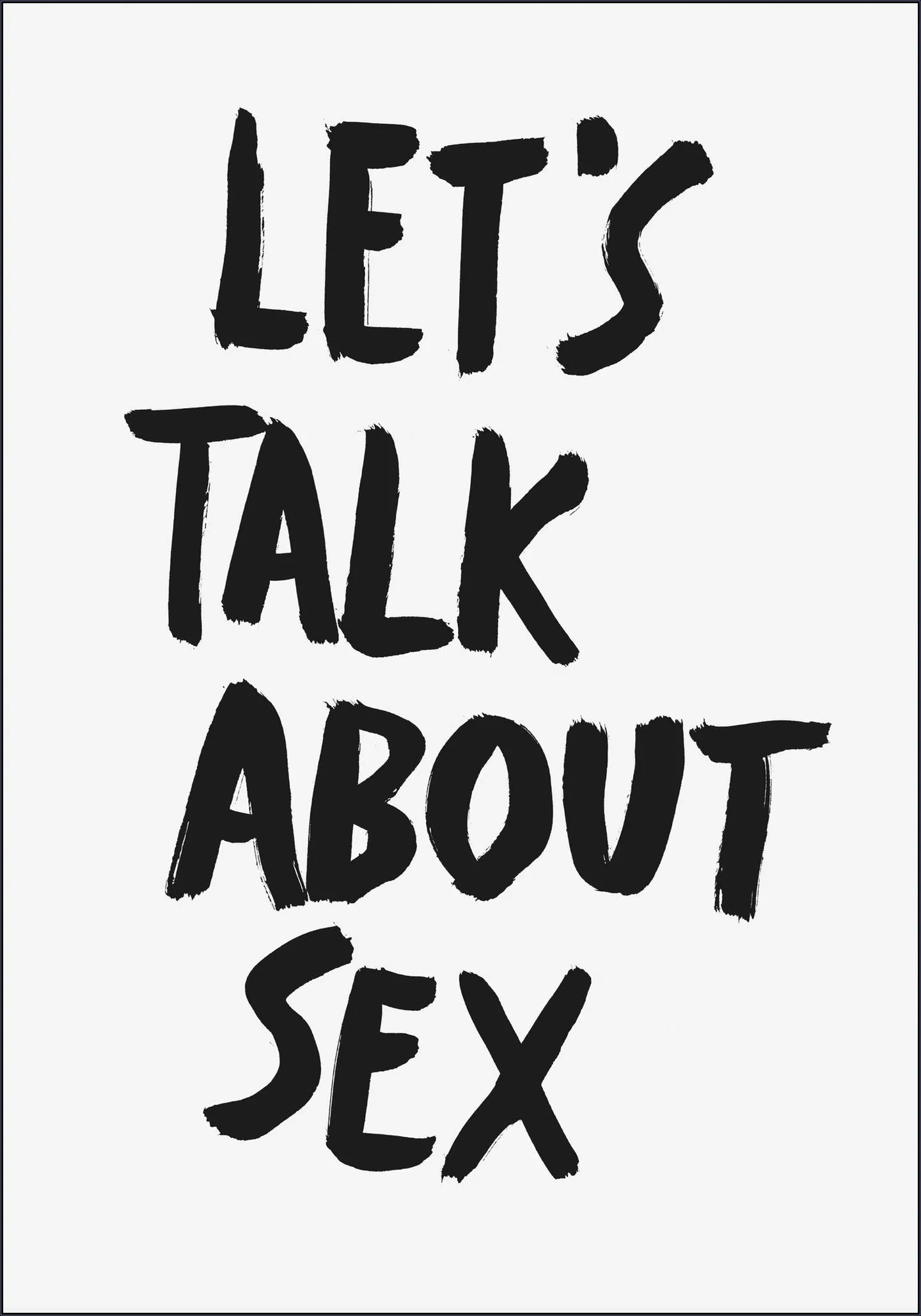 Let's talk about Sex