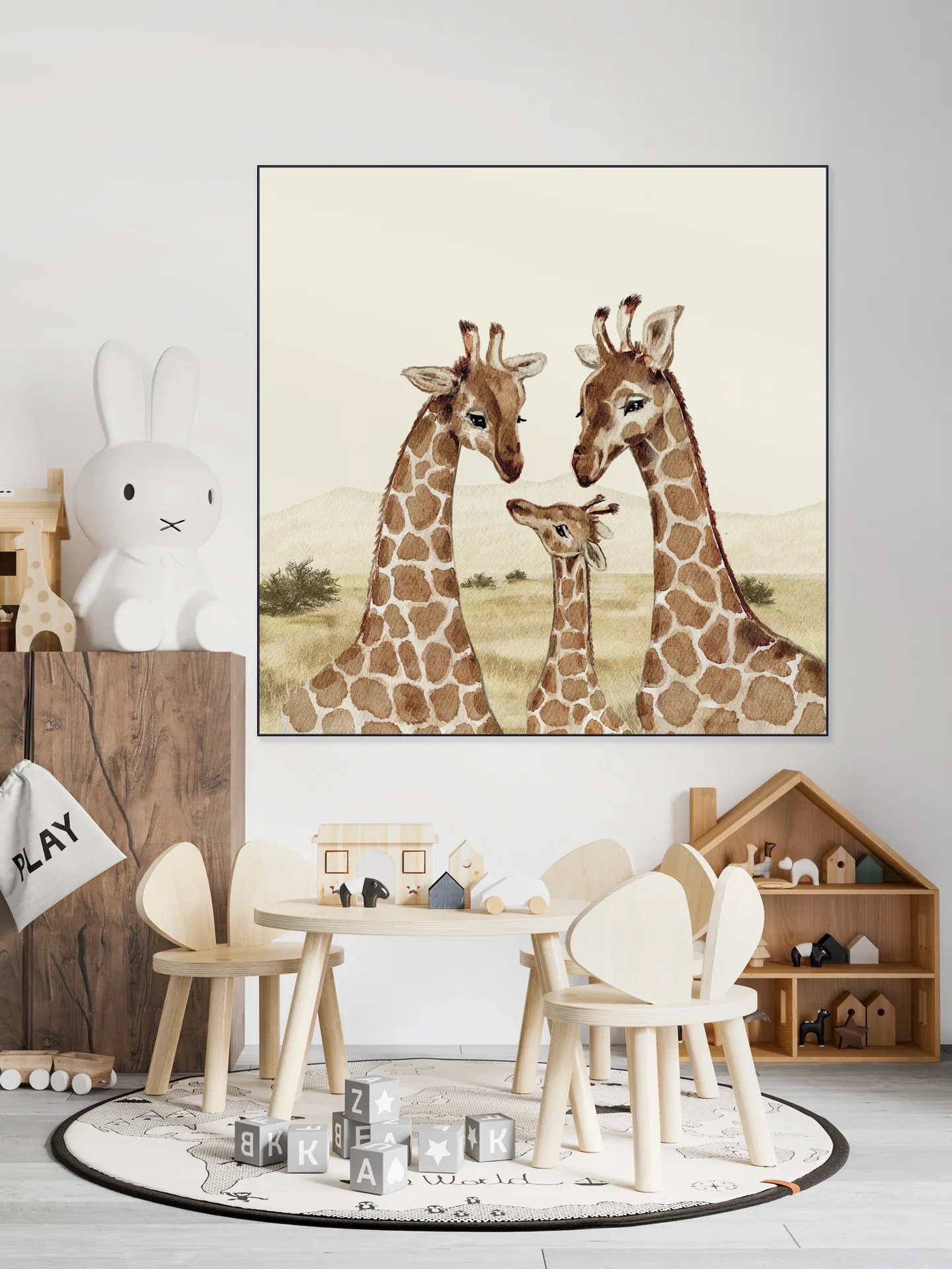 Giraffenfamilie