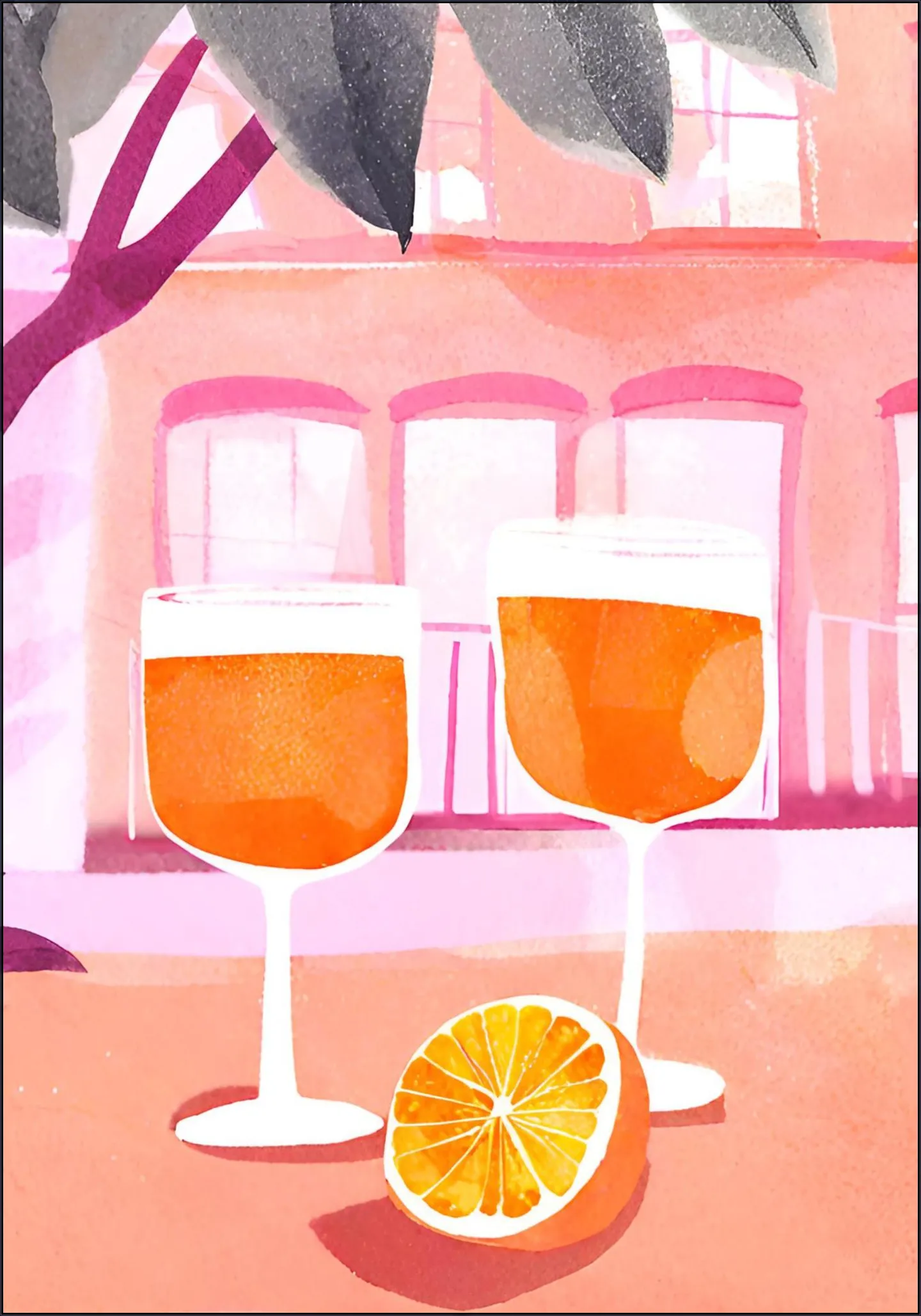 Outdoor Orange Refreshment