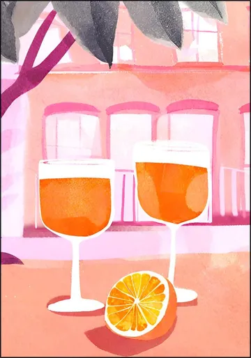 Outdoor Orange Refreshment