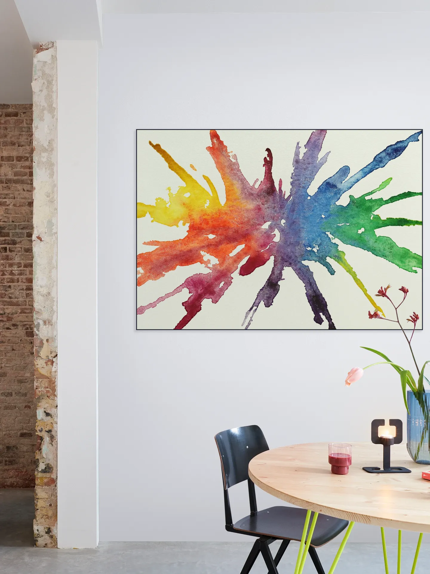 Splash in Rainbow Colors