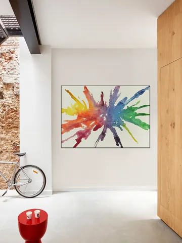 Splash in Rainbow Colors