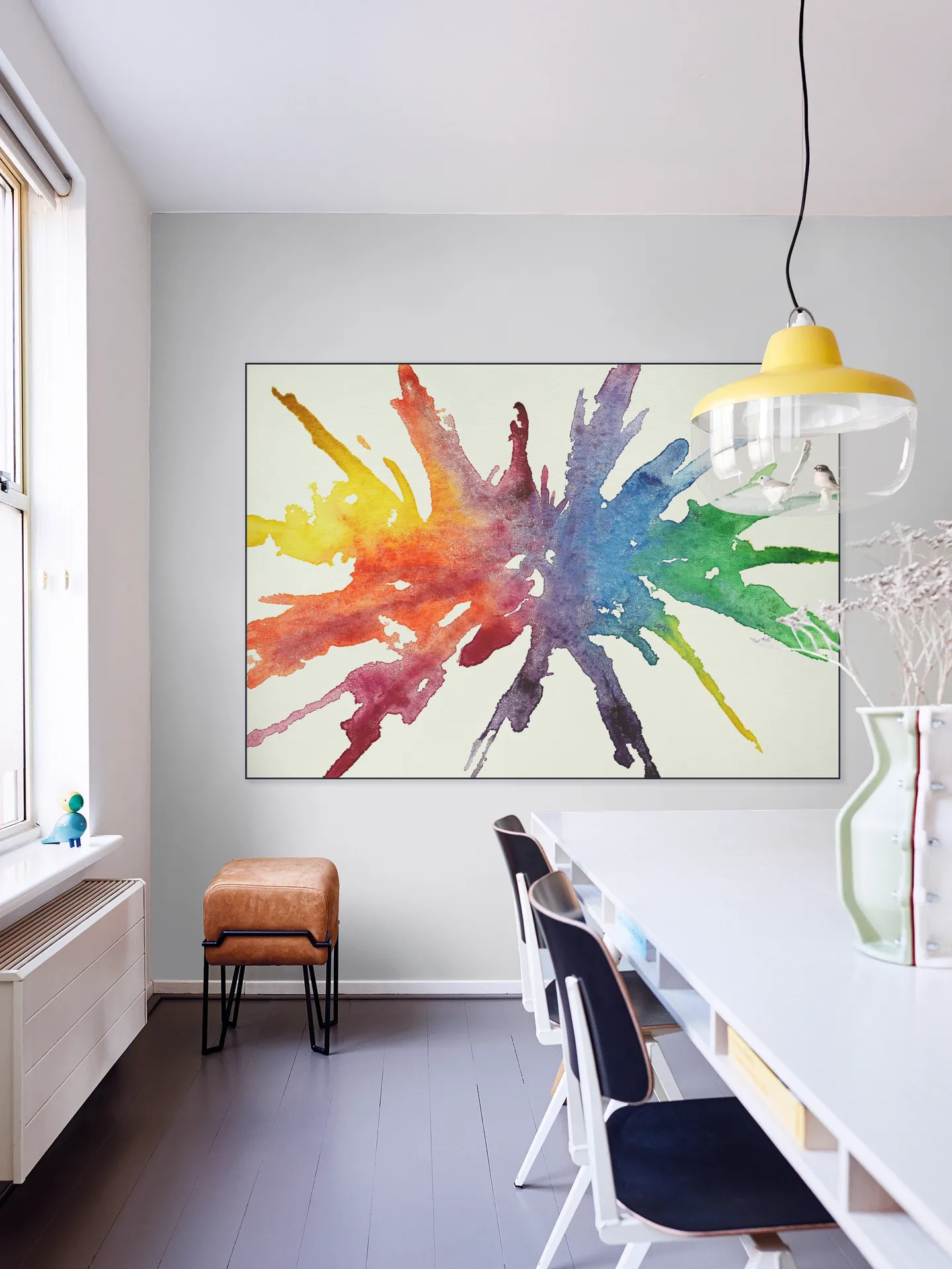 Splash in Rainbow Colors