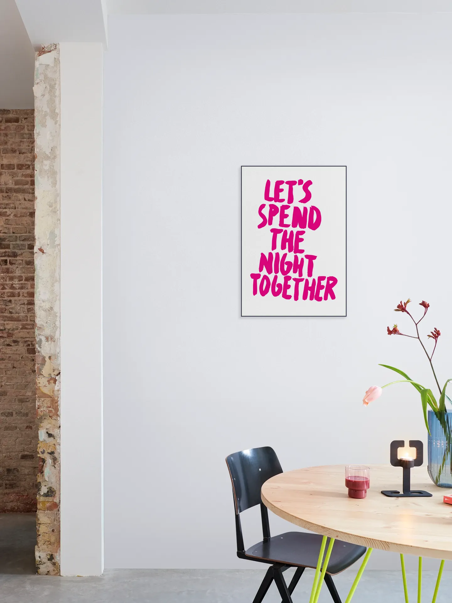 Let's spend the Night together pink