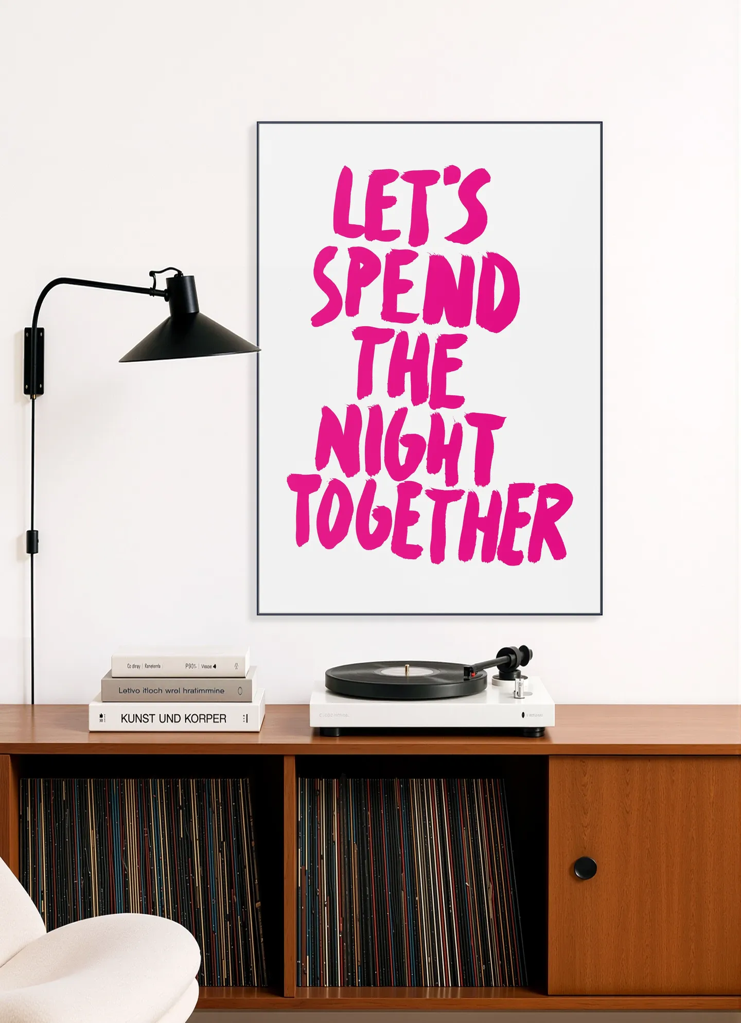 Let's spend the Night together pink