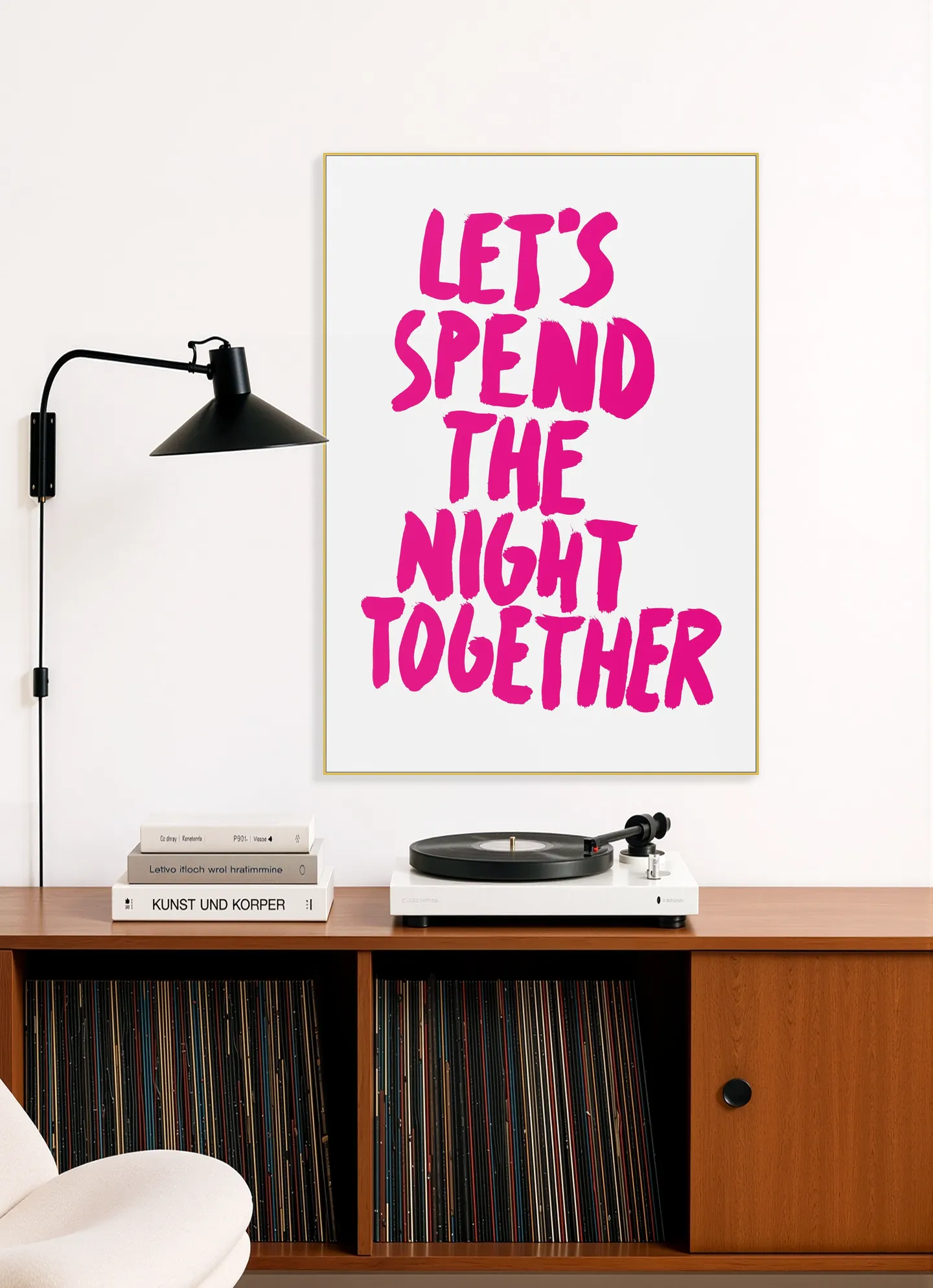Let's spend the Night together pink