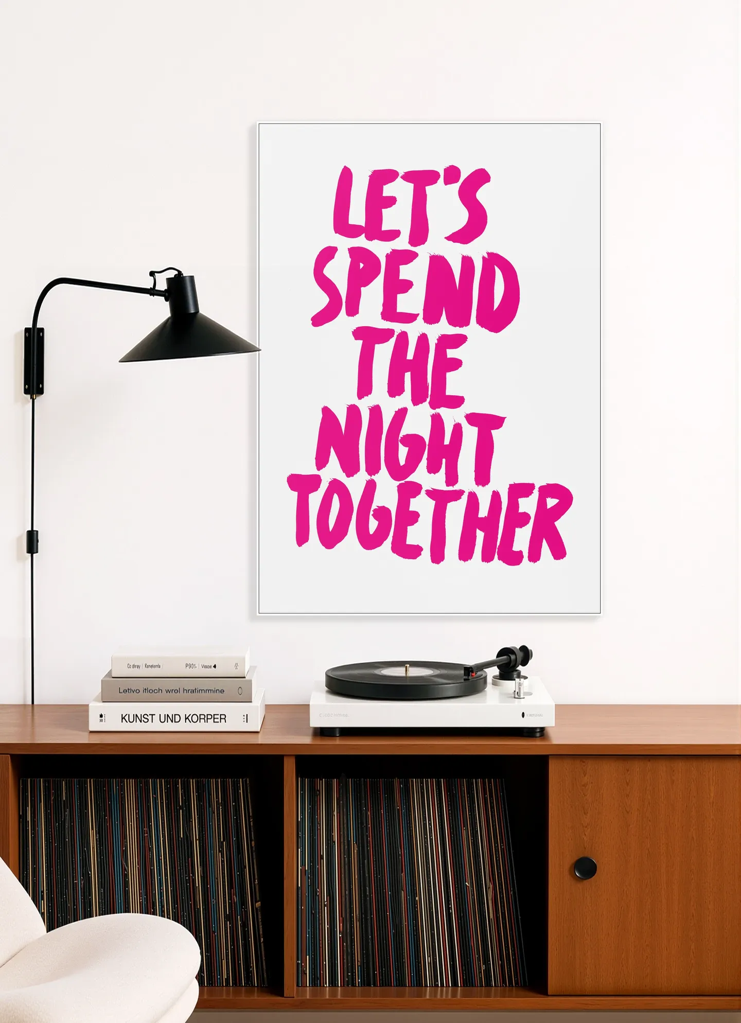 Let's spend the Night together pink