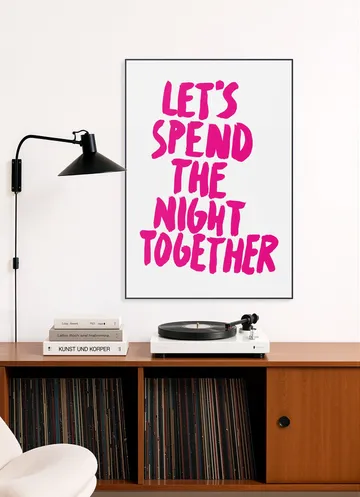 Let's spend the Night together pink