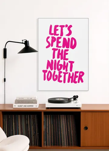 Let's spend the Night together pink