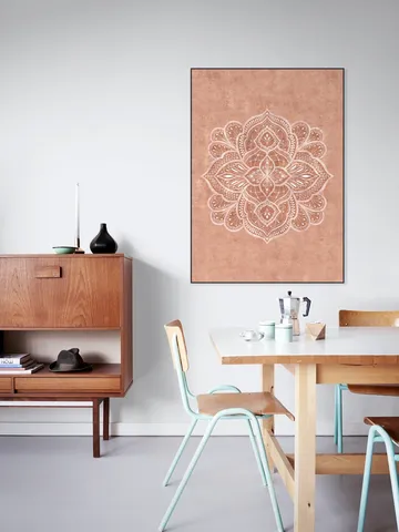 Marrakech Terracotta Mandala Texture