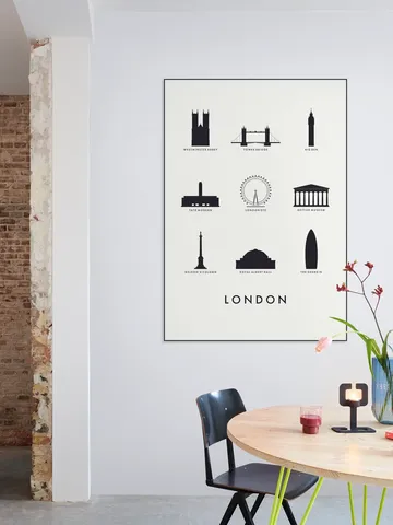 London Architecture white