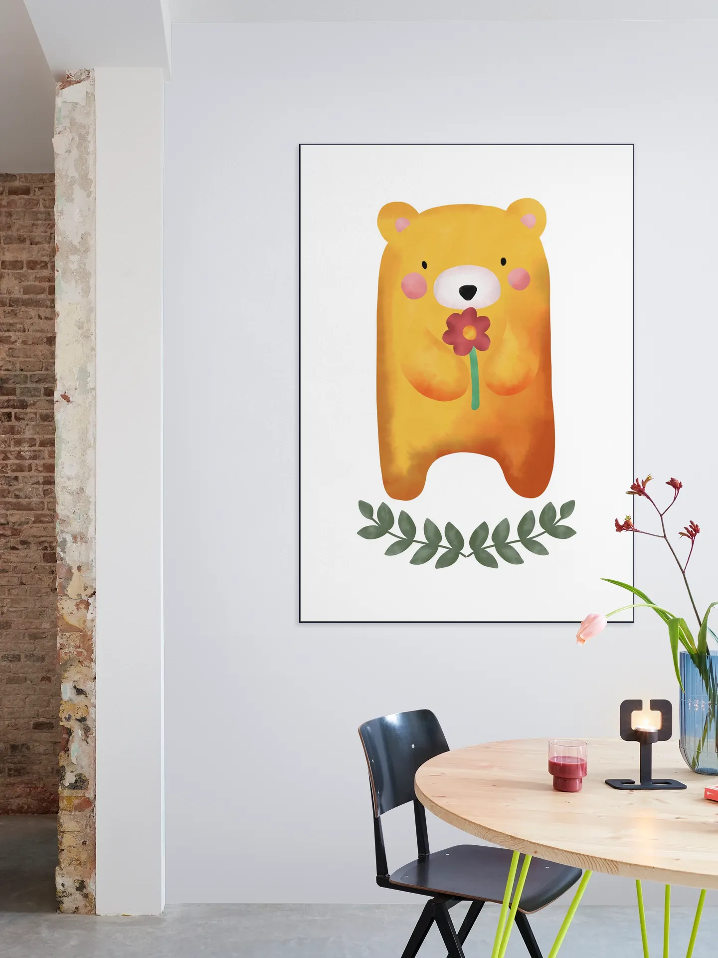 Little Bear with Blossoms
