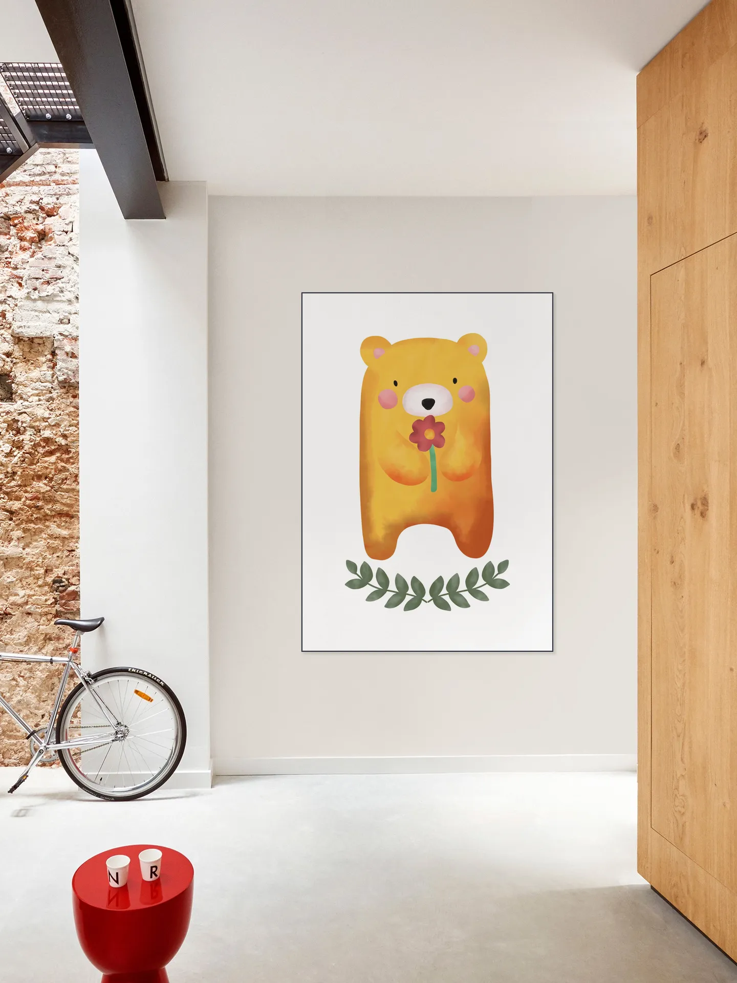 Little Bear with Blossoms