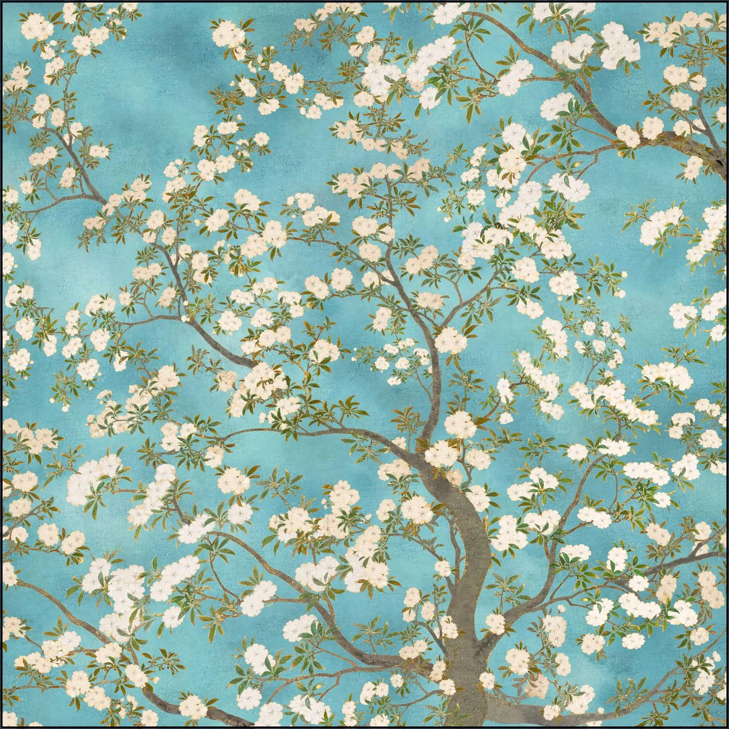 Chinoiserie Floral Blossom Garden