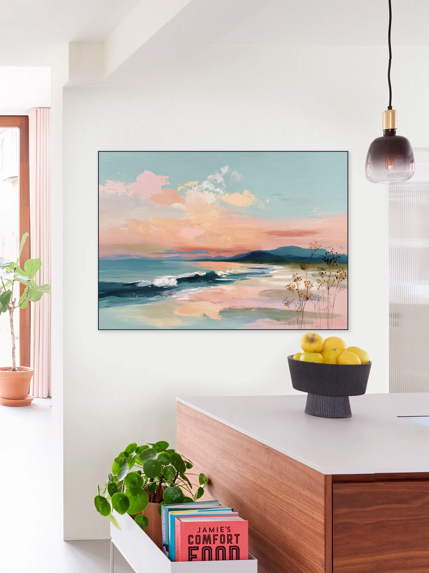 Soft Pastel Ocean Morning