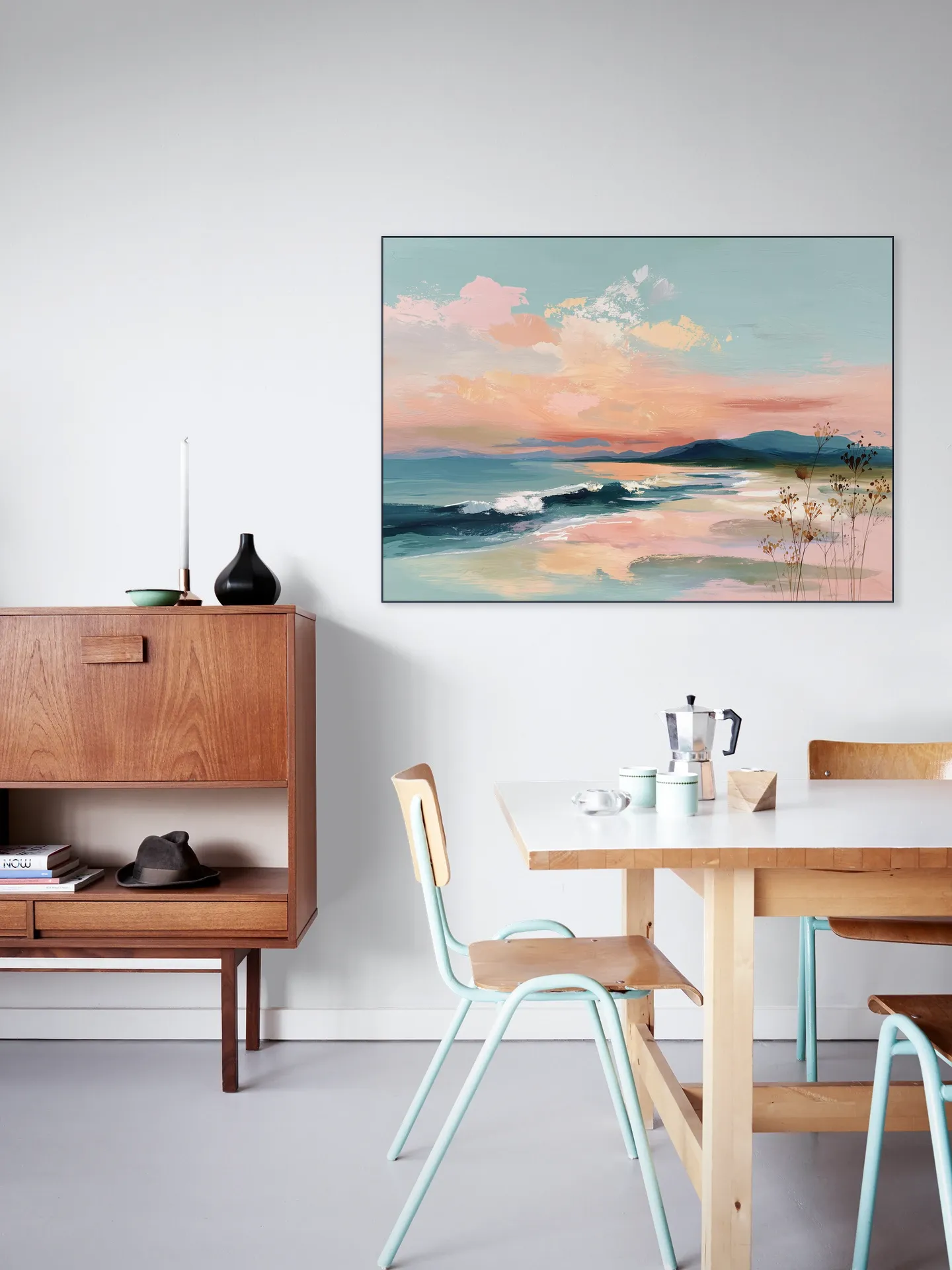 Soft Pastel Ocean Morning