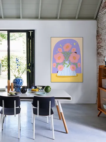 Fun Flowers in a Vase Illustration