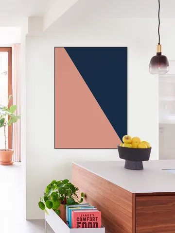 Color blocking - Pink Blue