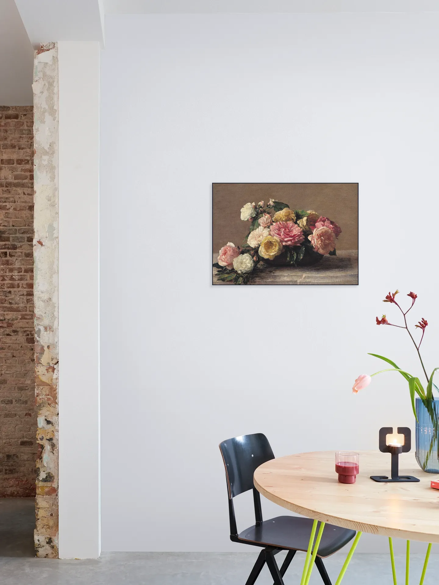 Roses in a Dish