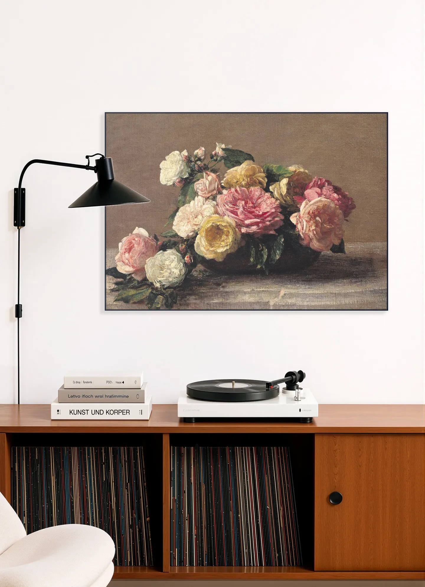 Roses in a Dish