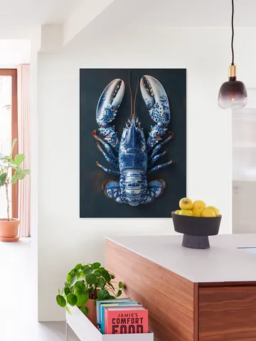 Delft Blue Lobster - Black