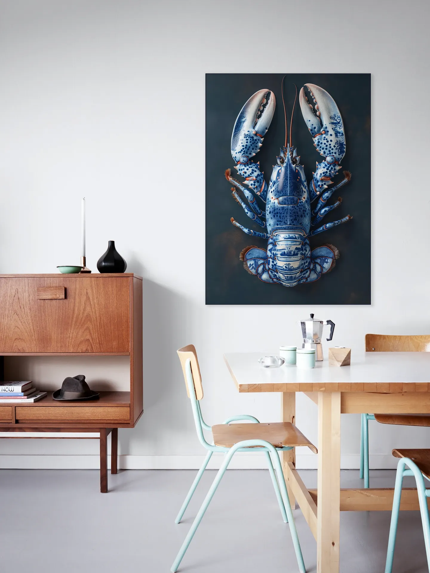 Delft Blue Lobster - Black