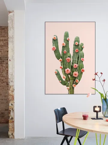 Cactus and Roses