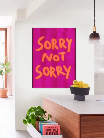 Sorry Not Sorry Handlettering