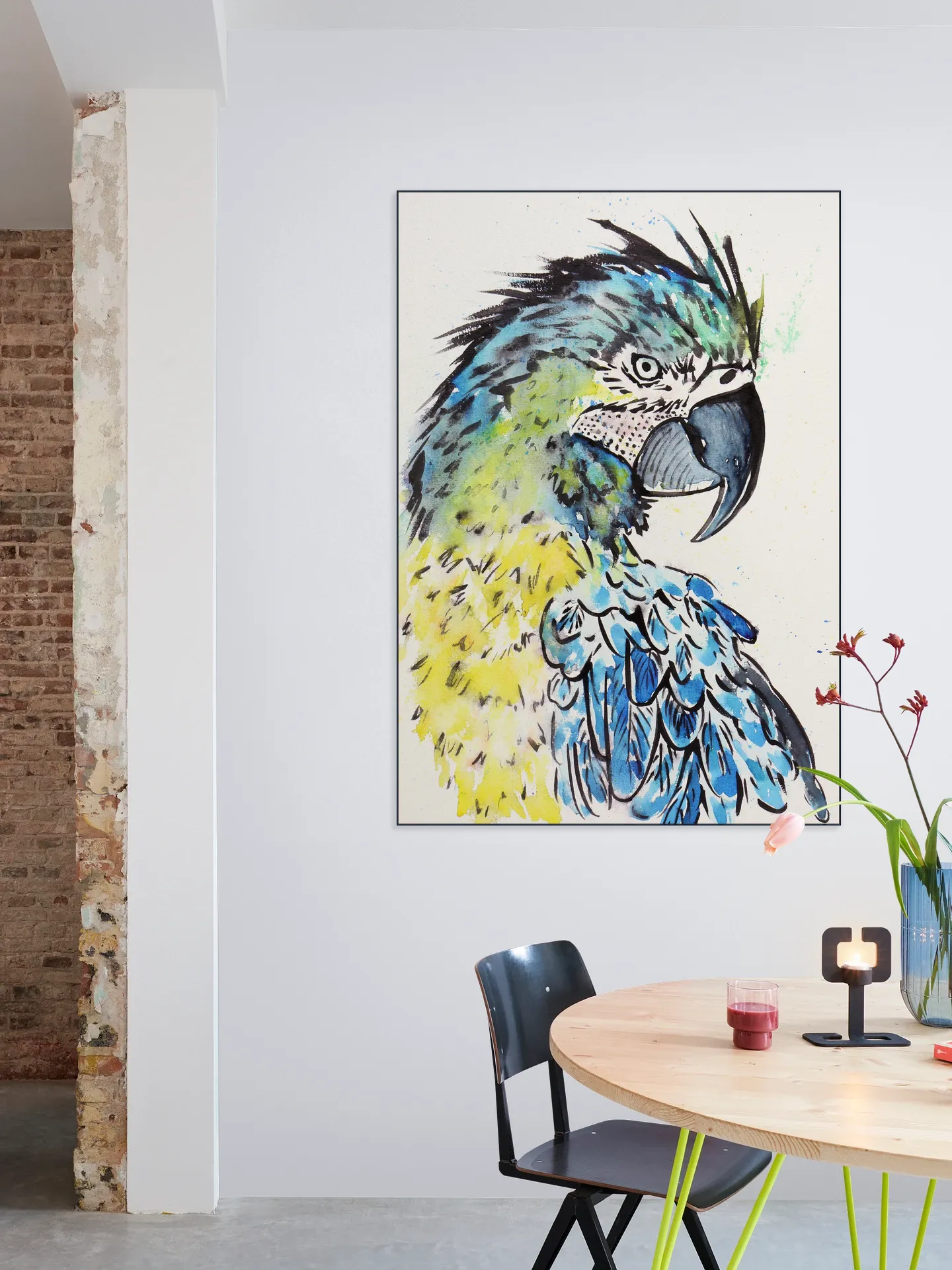 The Blue Macaw Parrot