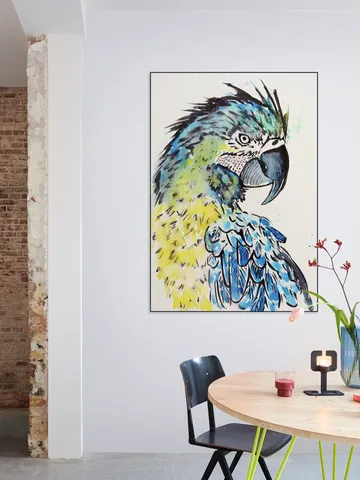 The Blue Macaw Parrot