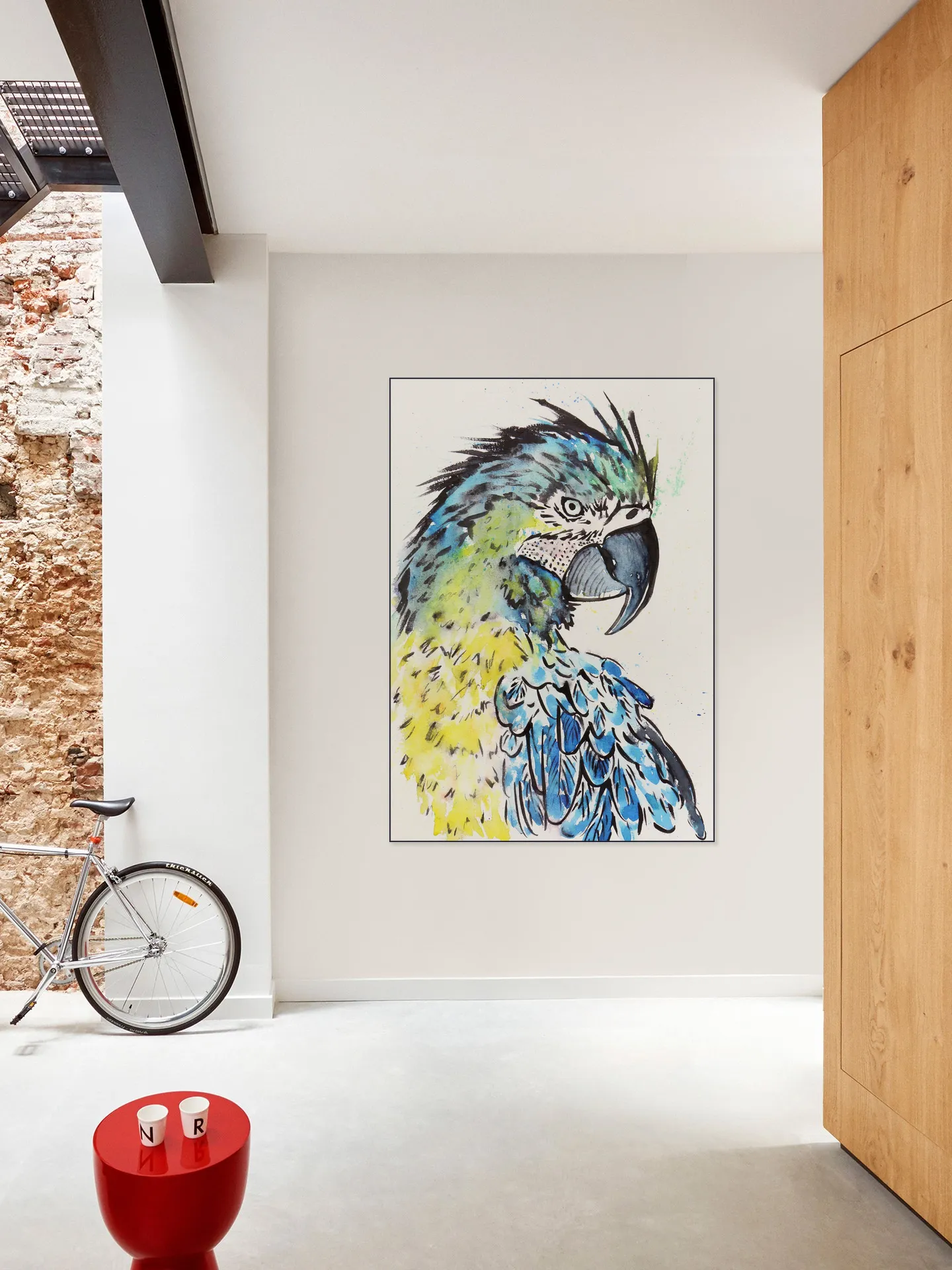 The Blue Macaw Parrot