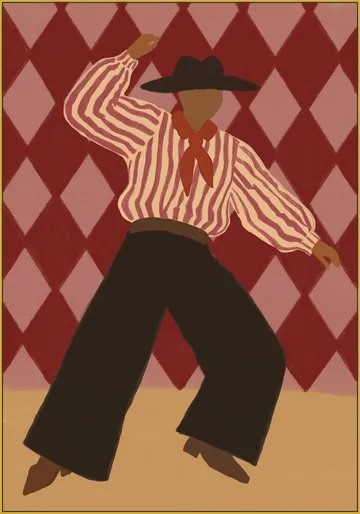 Retro Dance Character